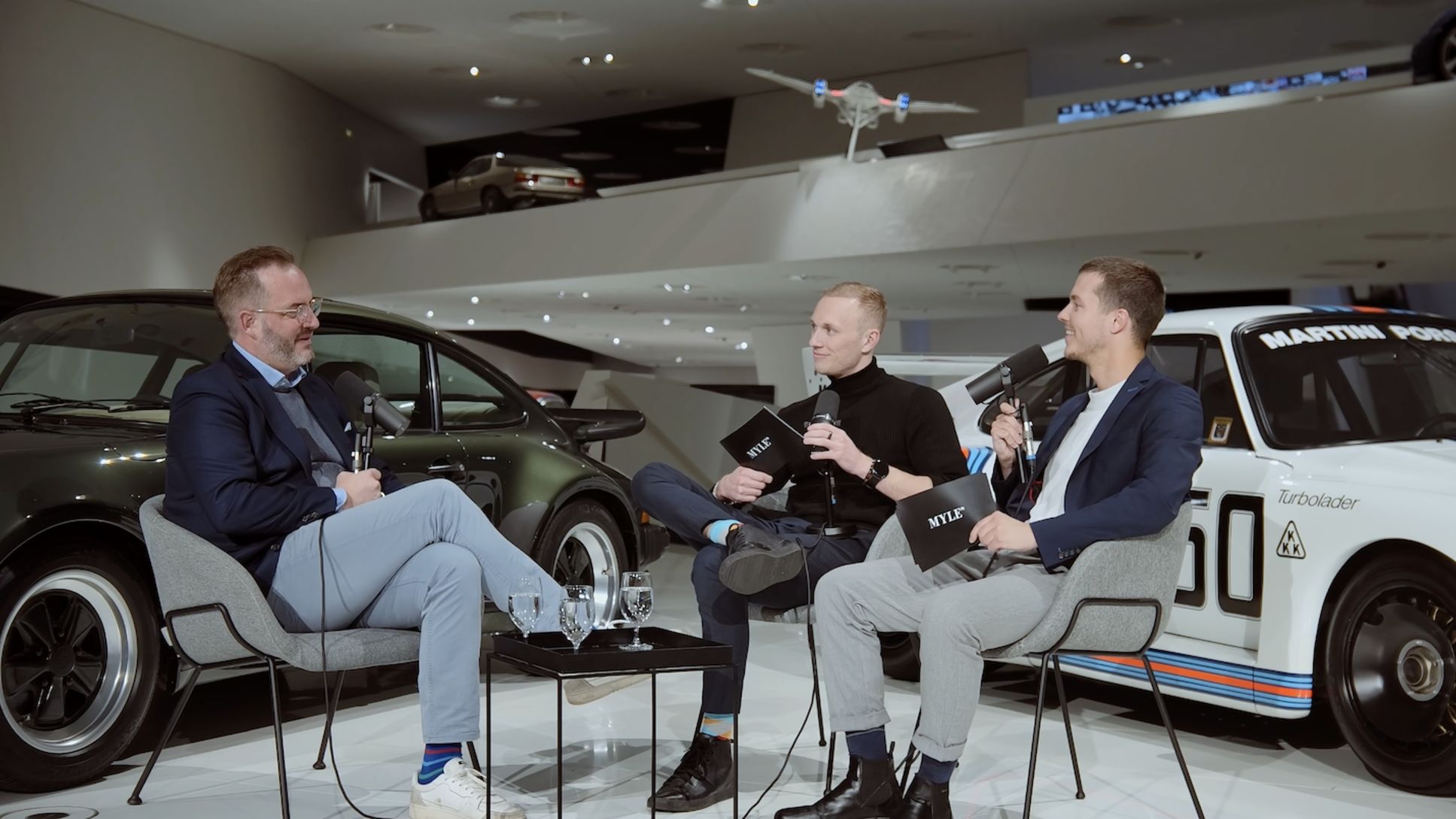 Frank Jung, Lennart Vogt, Fabian Steindorf, MYLE Festival, 2024, Porsche AG