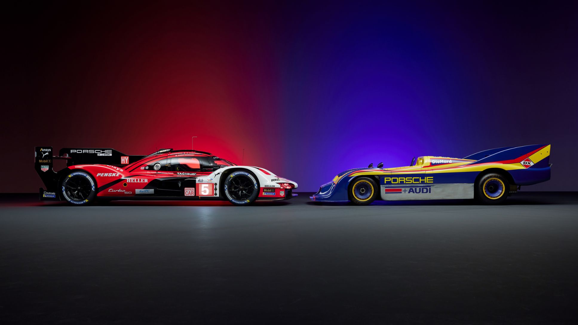 Porsche 963 y Porsche 917/30 Spyder (i-d), 2024, Porsche AG 