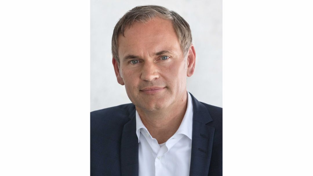 Dr. Oliver Blume, Chairman of the Executive Board of Dr. Ing. h.c. F. Porsche AG