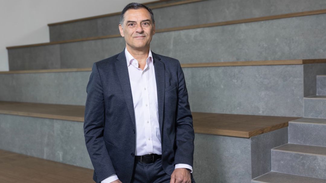 Michael Steiner, miembro del Consejo Directivo de Porsche AG responsable de Investigación y Desarrollo.