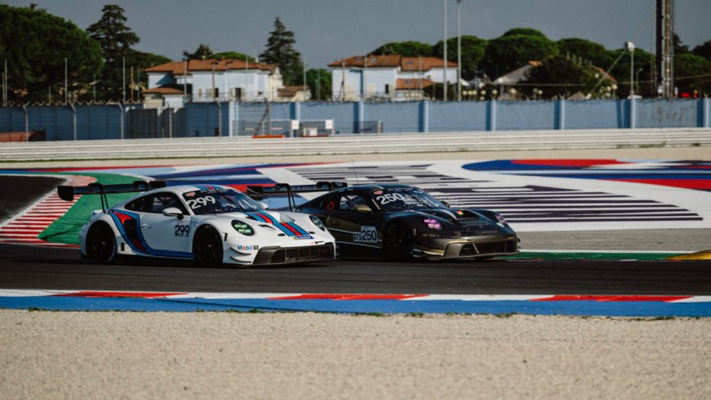 911 GT3 R, Patrick Dinkeldein, Open GT, Porsche Sprint Challenge Suisse, Misano, Italia, 2025, Porsche Schweiz AG