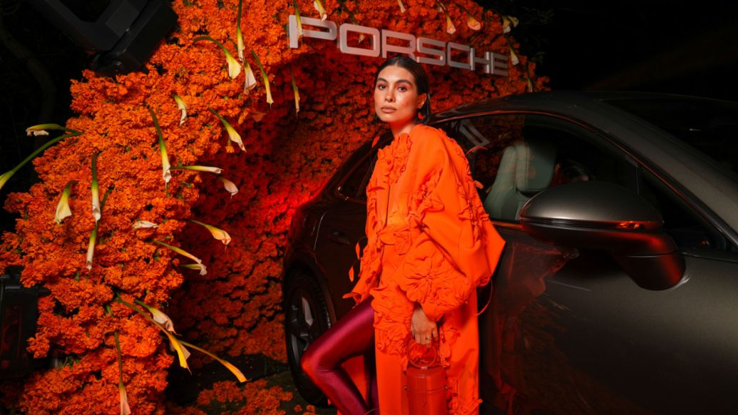 Fer Millán, Emprendedora y diseñadora mexicana, VOGUE Gala de Día de Muertos 2025, Porsche de México, 2025.