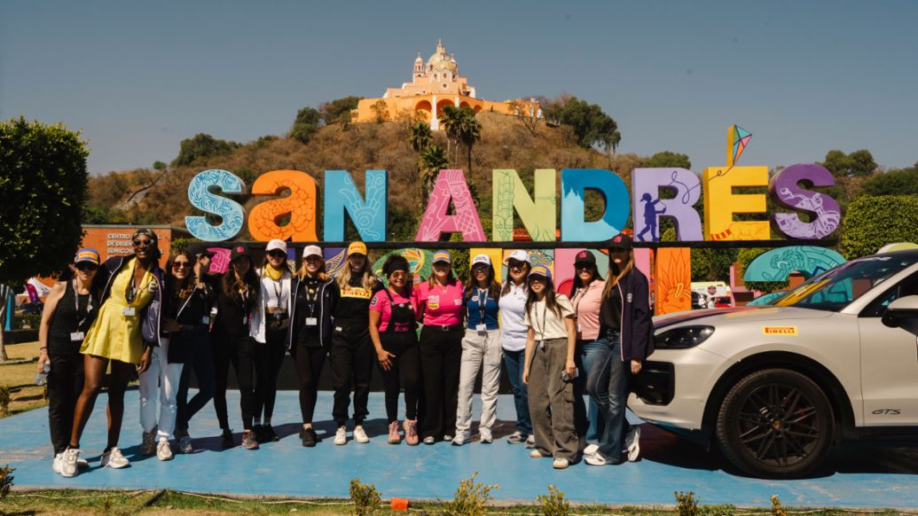 Porsche de M&eacute;xico en la segunda edici&oacute;n del Girls Road Tour, San Andr&eacute;s Cholula, Puebla, Porsche de M&eacute;xico, 2026.
