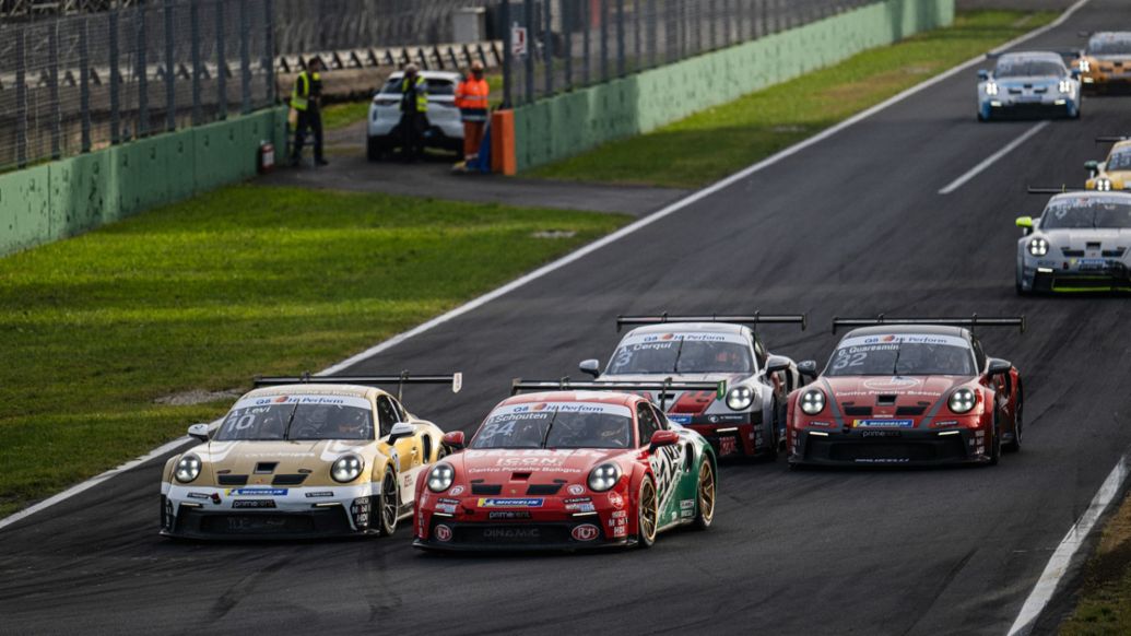 Grandi duelli in pista tra Schouten Levi Cerqui e Quaresmini