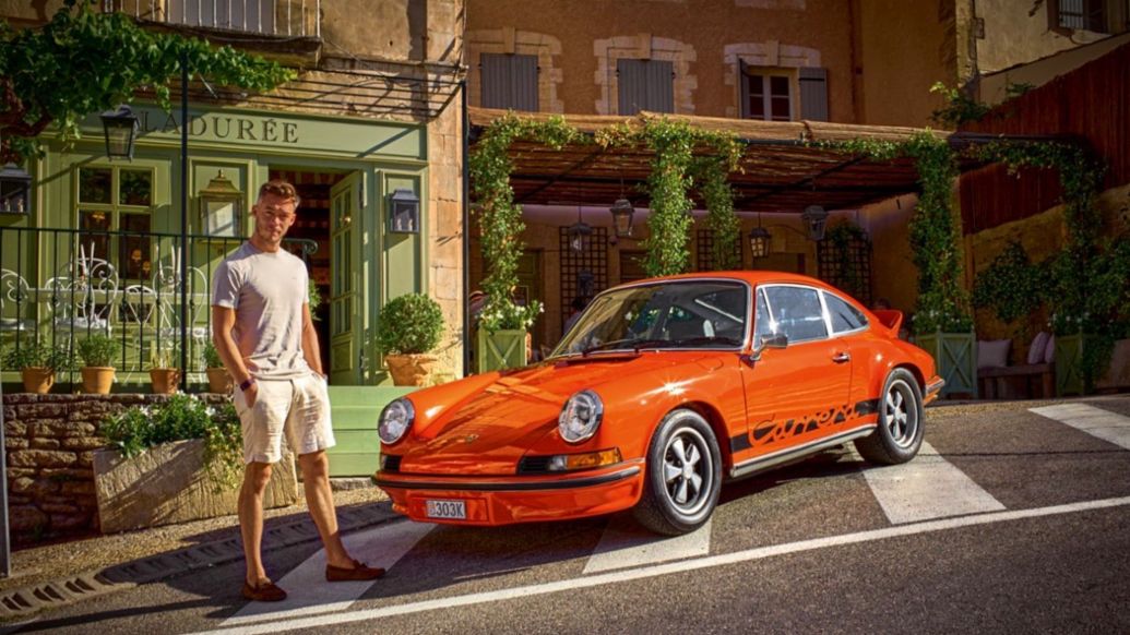 Andr&eacute; Lotterer, 911 Carrera RS 2.7,  South of France, 2022, Porsche AG