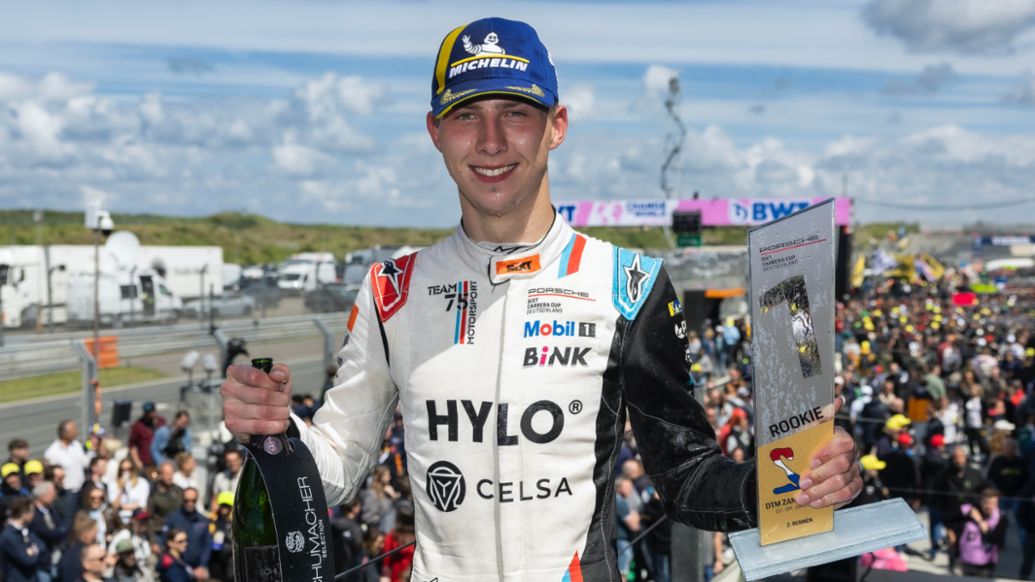 Robert de Haan (NL), Team75 Bernhard (#14), Porsche 911 GT3 Cup, Porsche Sixt Carrera Cup Deutschland, Zandvoort, Netherlands, 2024, Porsche AG
