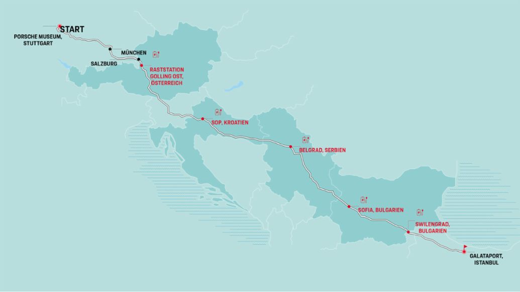 Roadtrip Stuttgart - Istanbul - Stuttgart, 2024, Porsche AG