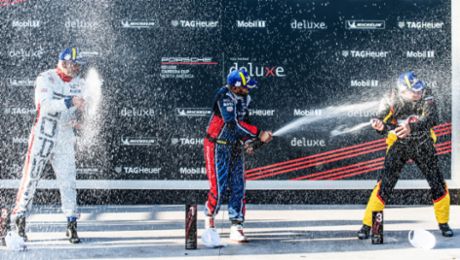 Buen balance de los dominicanos en el inicio de la Porsche Carrera Cup North America