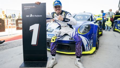 Porsche Carrera Cup Italia, Zendeli al primo centro in gara 2 a Misano