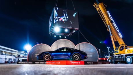 Porsche Centre Dubai celebrates Carrera Cup at the Dubai Autodrome