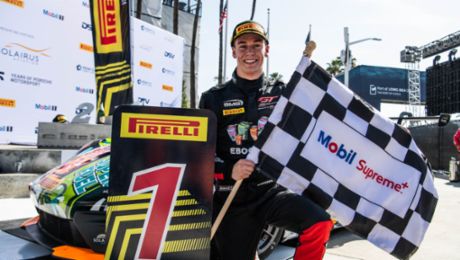 Tom Sargent sweeps Long Beach in Porsche Carrera Cup North America