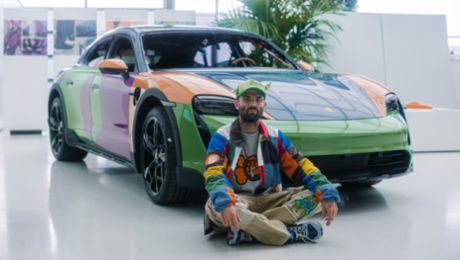 El Taycan visto por Sean Wotherspoon