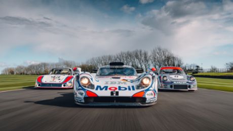 Los 911 históricos en Goodwood