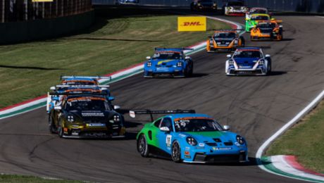 Harry King wins both races at the season opener in Italy