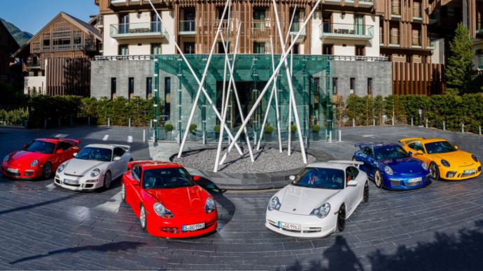 911 GT3, all generations, 2019, Porsche AG