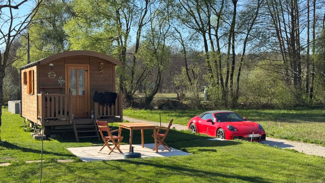 White Asparagus season with the Porsche 911 Carrera Cabriolet