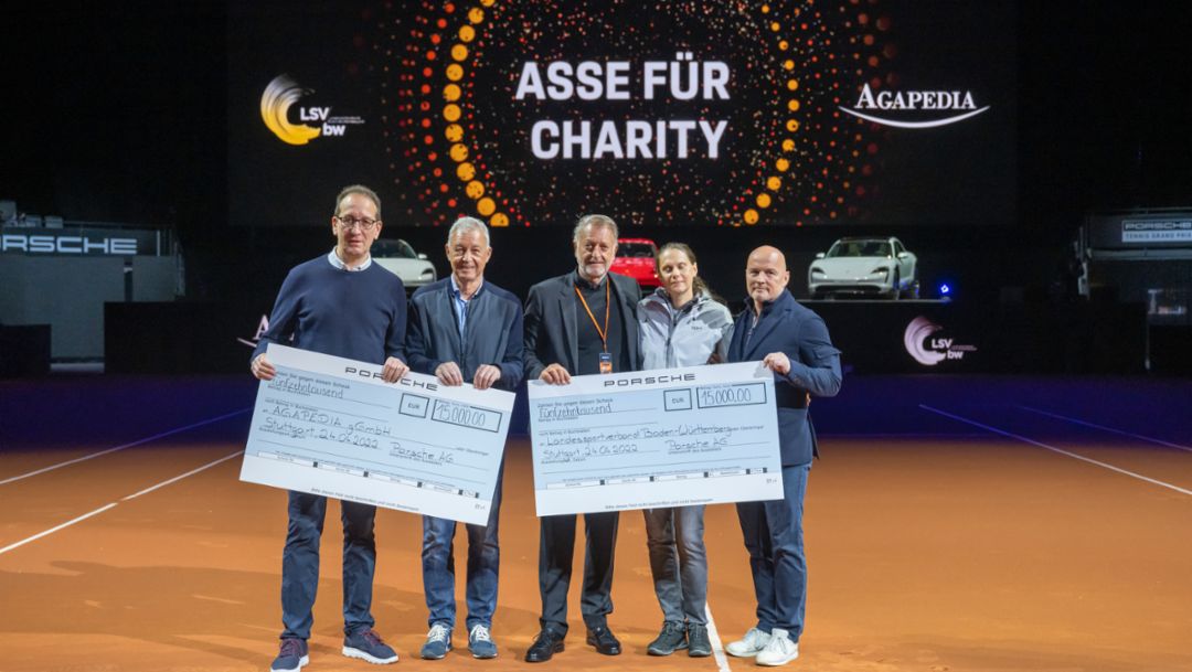 Aces for Charity at the Porsche Tennis Grand Prix 2022