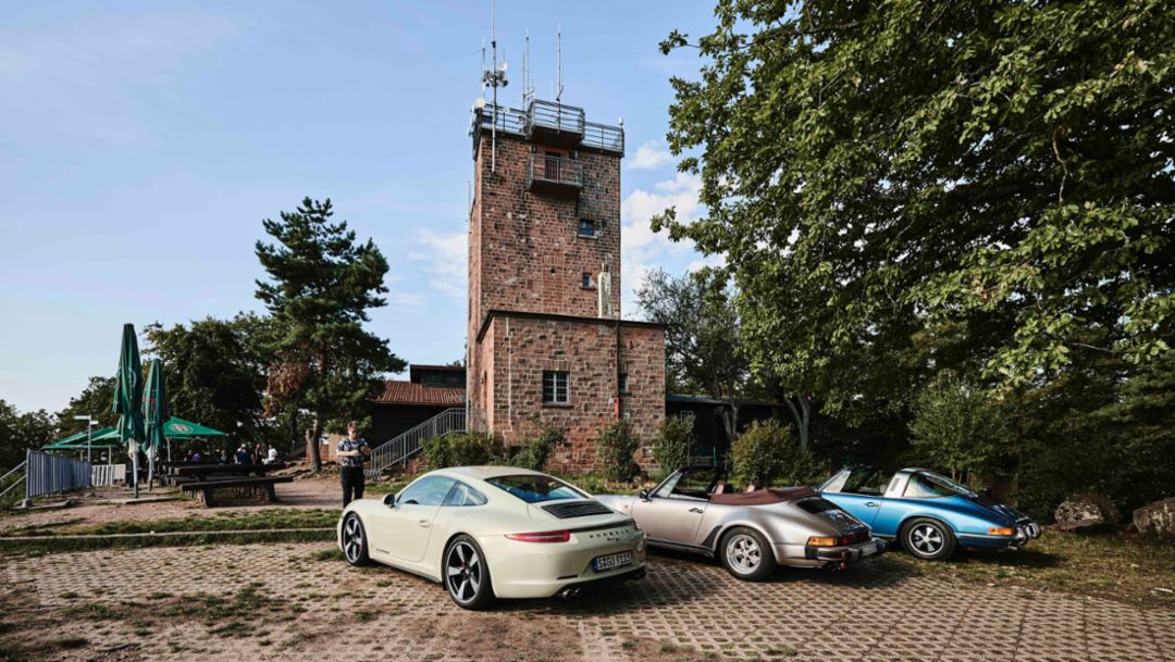 Porsche Heritage Experience through the Palatinate region