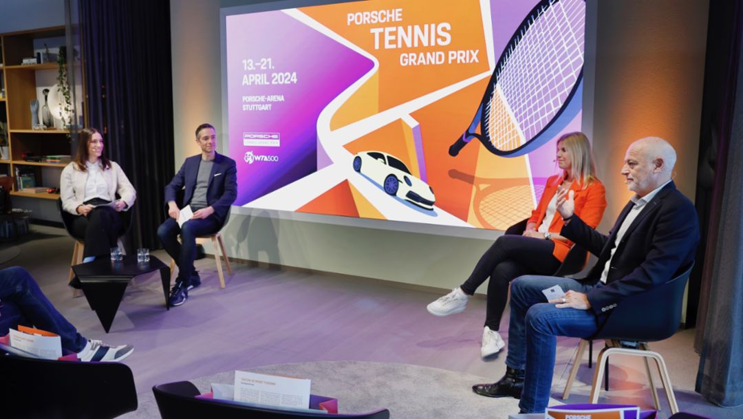 Media Talk Porsche Tennis Grand Prix