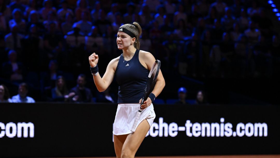 Final in the Porsche Arena: Karolina Muchova against Elena Rybakina