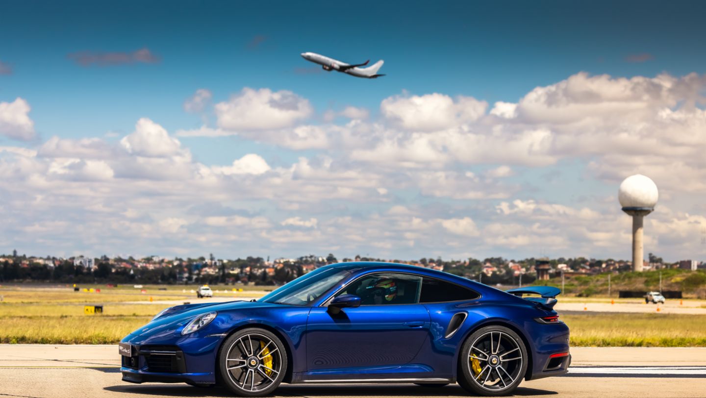 Porsche 911 Turbo S, Launch Control event, Sydney Airport, 2020, Porsche Cars Australia