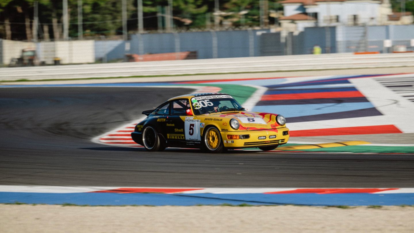 911 Carrera Cup (964), Ivan Reggiani, Classic, Porsche Sprint Challenge Suisse, Misano, Italia, 2025, Porsche Schweiz AG