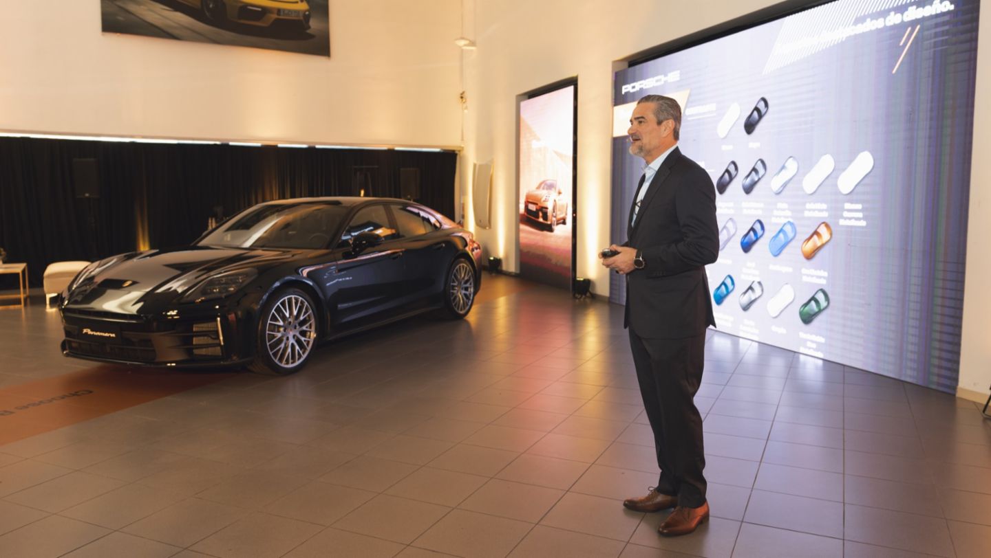 Panamera 4, Gustavo Gioia, CEO Porsche Argentina y Uruguay, Panamera Launch Argentina, Buenos Aires, Argentina, 2024