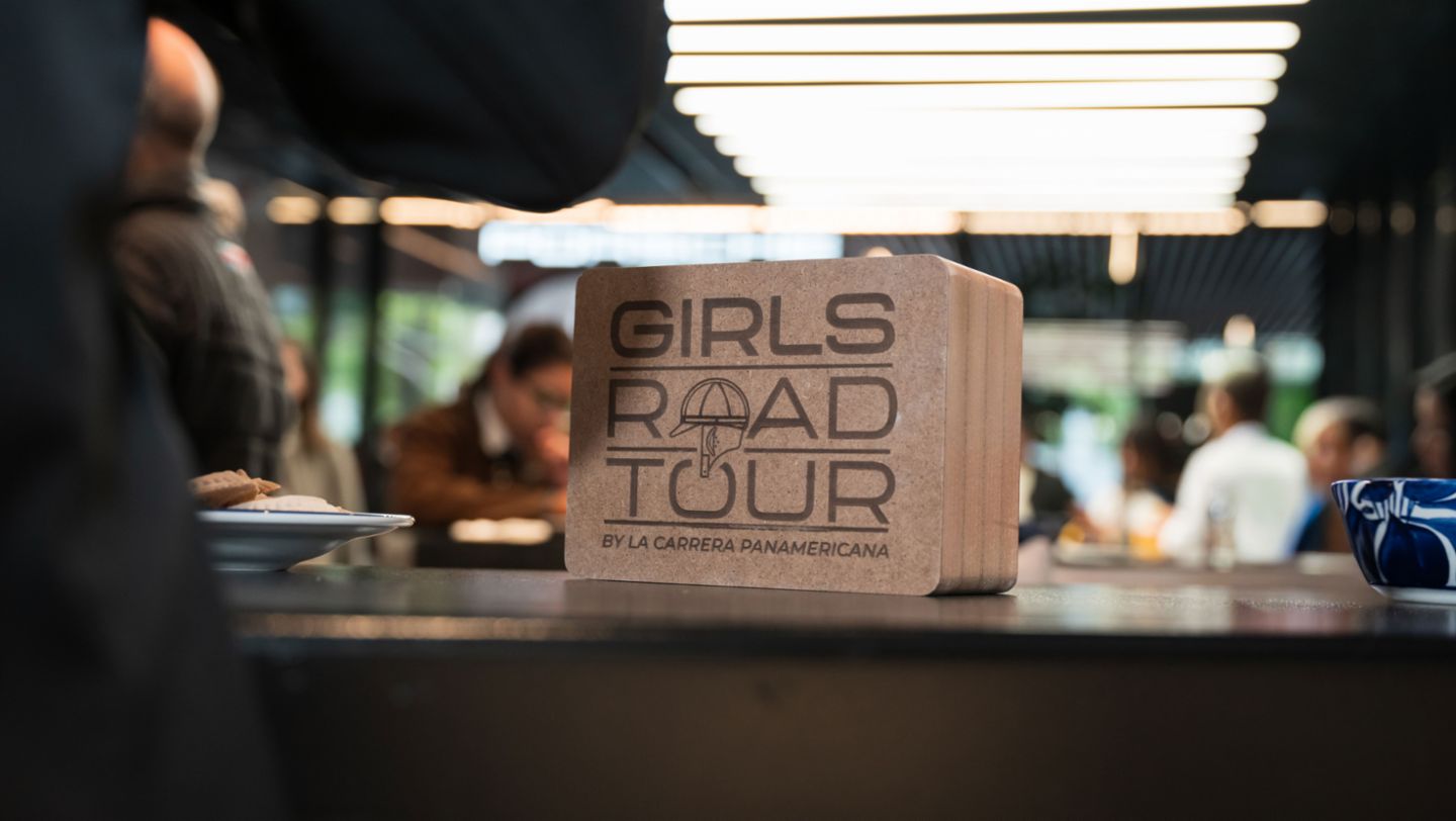 Conferencia de prensa Girls Road Tour 2026, Porsche Studio La Roma, 2026.