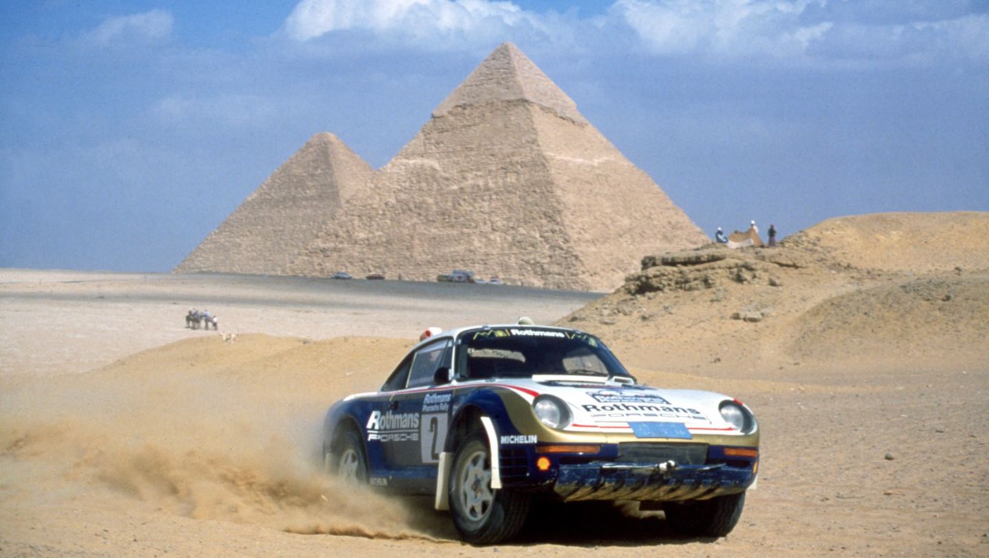 Porsche 959 Paris-Dakar, Pharaoh Rally, Egypt, 1985, Porsche AG