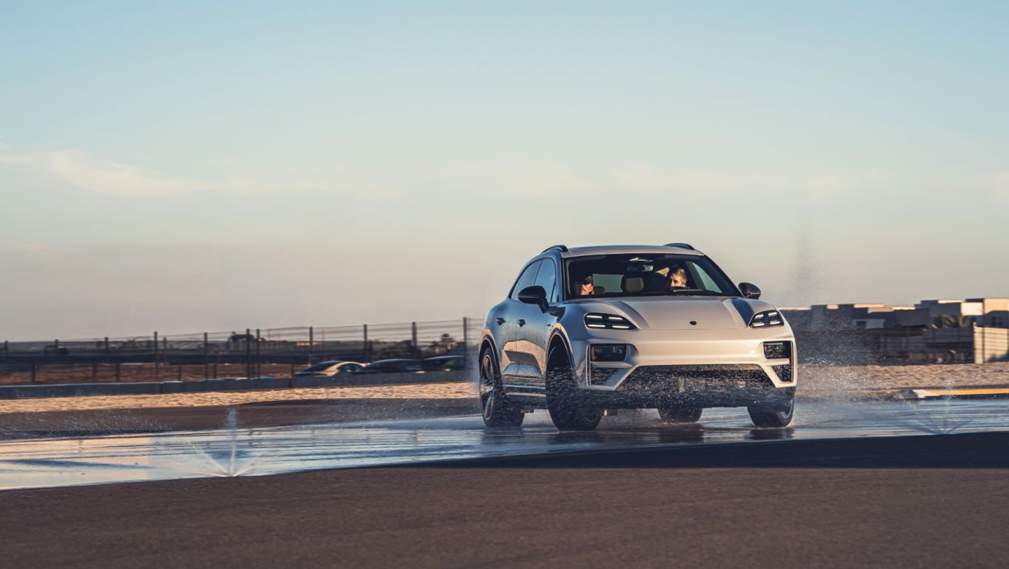 Porsche Experience Centers welcome the new Macan Electric to the track