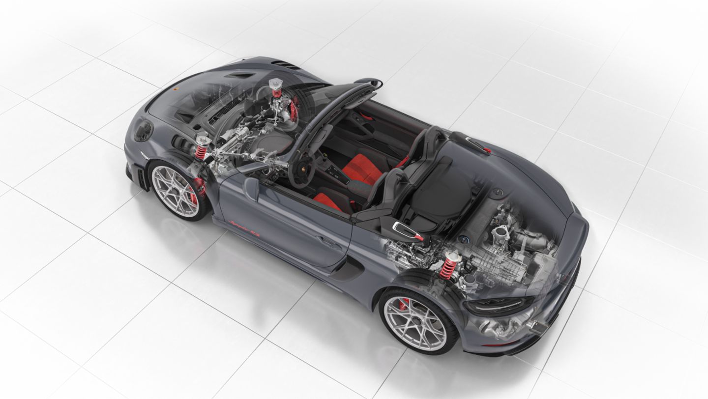 718 Spyder RS: Cut-away view
