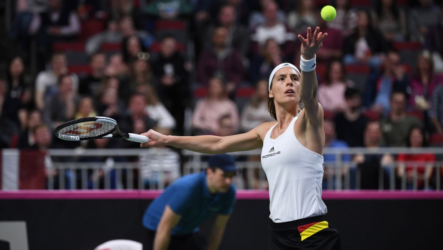 Andrea Petkovic, Fed Cup, Riga, 2019, Porsche AG