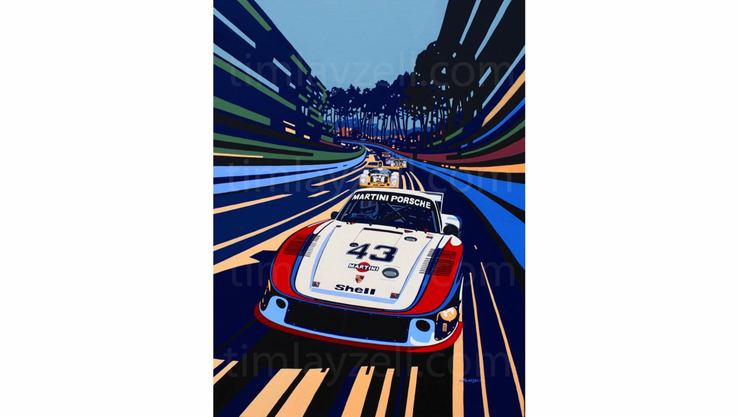 Kunstwerk von Tim Layzell, 2020, Porsche AG