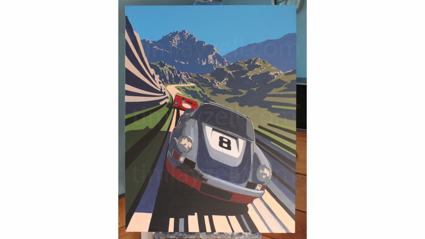 Kunstwerk von Tim Layzell 1/13, 2020, Porsche AG