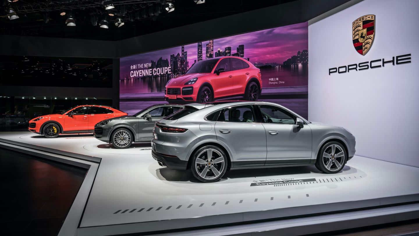 Cayenne Coupé, Cayenne Turbo Coupé, Auto Shanghai, 2019, Porsche AG