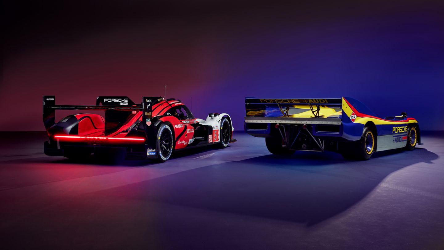 Porsche 963 y Porsche 917/30 Spyder (i-d), 2024, Porsche AG