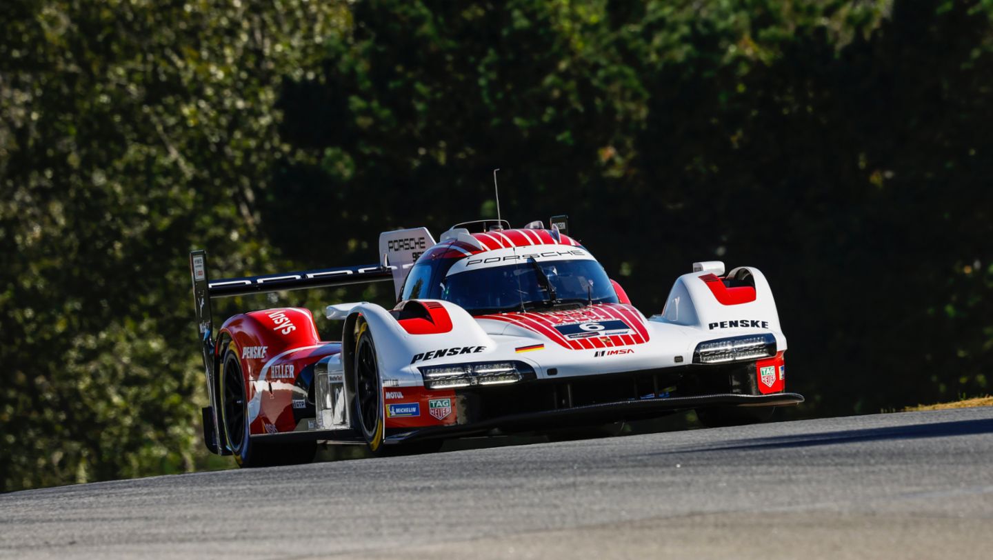Porsche 963, Porsche Penske Motorsport (#6), Nick Tandy (UK), Mathieu Jaminet (F), Kevin Estre (F), IMSA, Road Atlanta, USA, 2024, Porsche AG