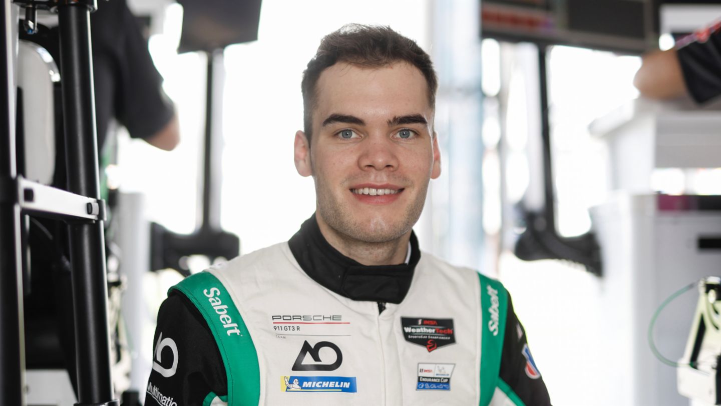 Laurin Heinrich (D), AO Racing (#77), Laguna Seca, 2024, Porsche AG