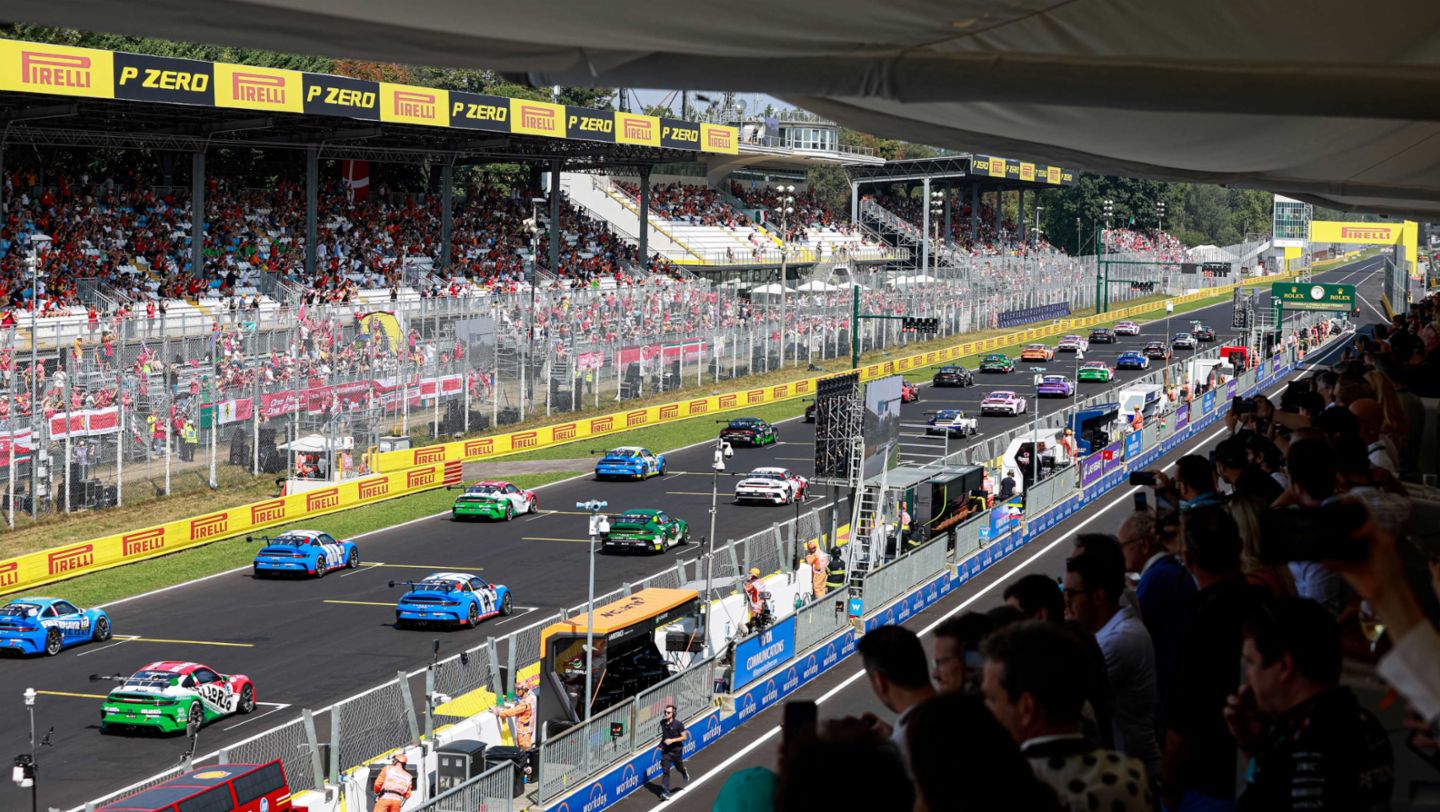 Porsche 911 GT3 Cup, Porsche Mobil 1 Supercup, Monza, Rennen, 2024, Porsche AG