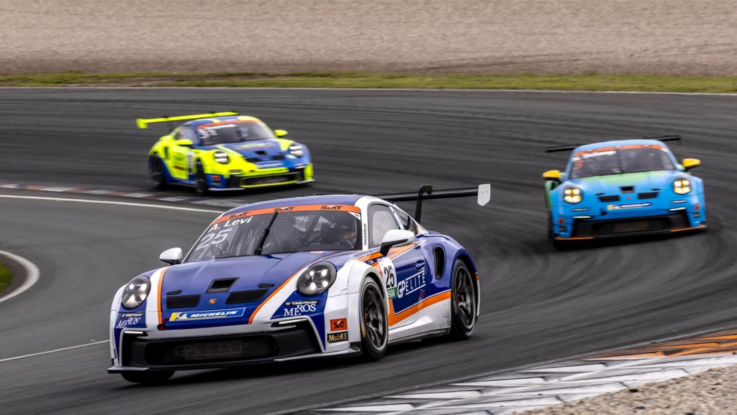 Porsche 911 GT3 Cup, Ariel Levi (IL), Uniserver by Team GP Elite (#25), Porsche Sixt Carrera Cup, Zandvoort, Netherlands, 2024, Porsche AG