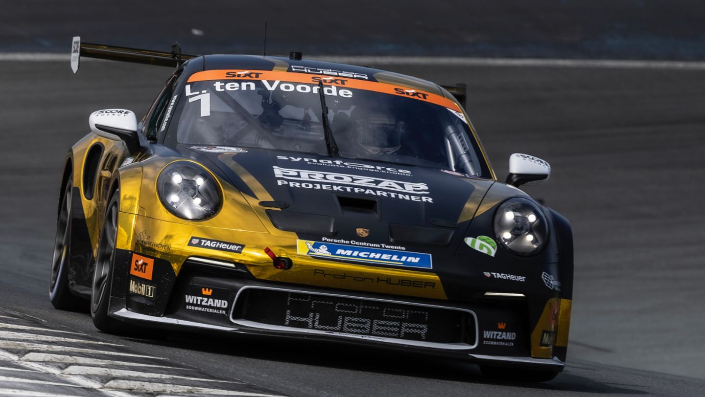 Porsche 911 GT3 Cup, Larry ten Voorde (NL), Proton Huber Competition (#1), Porsche Sixt Carrera Cup, Zandvoort, Netherlands, 2024, Porsche AG