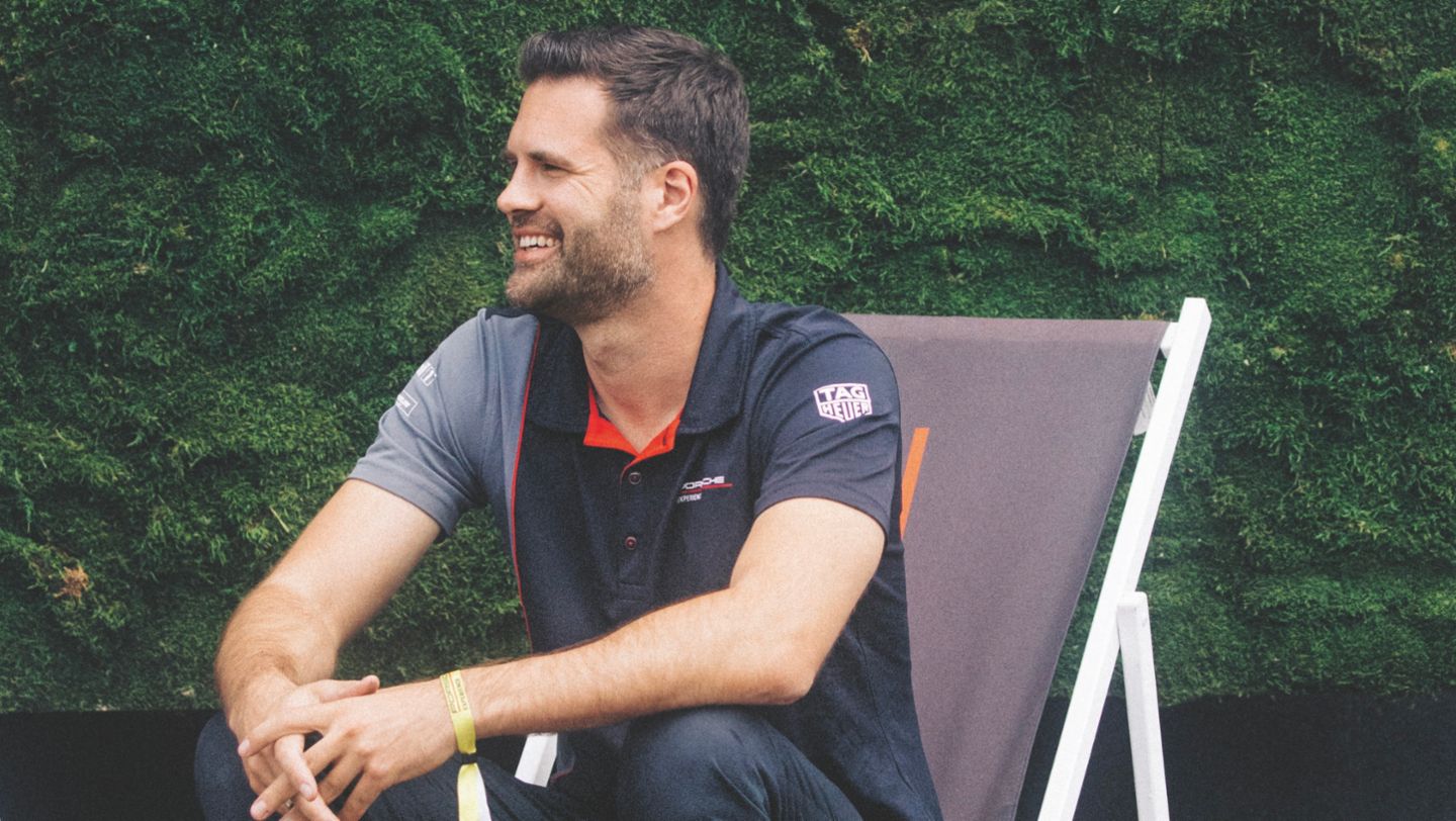 Constantin Dressler, instructor, Porsche Track Experience, Le Castellet, France, 2024, Porsche AG