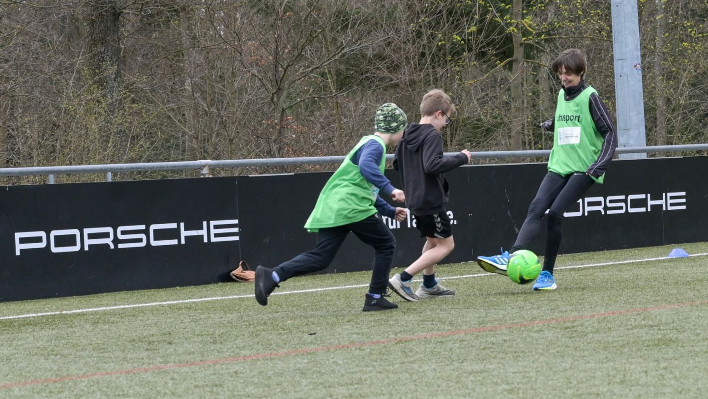 Turbo für Talente, Kids Day bei den Stuttgarter Kickers, 2024, Porsche AG